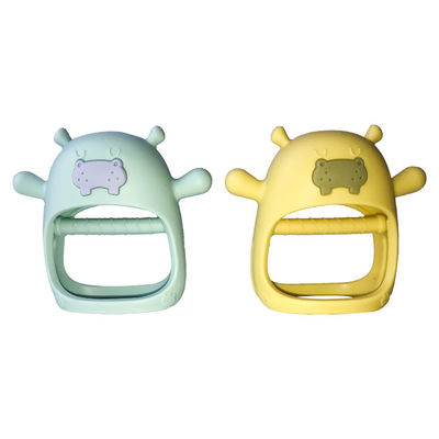 Beli Silicone Baby Teether Disesuaikan Hippo Never Drop Diy Buatan Tangan Bebas Bpa online manufacture