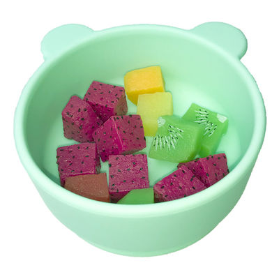 Beli Bear Shape Silicone Baby Tray Food Grade Food Feeding Baby Suction Plate online manufacture