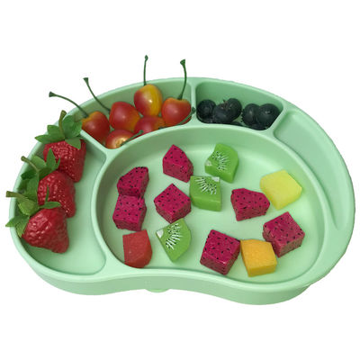 Beli Piring Makan Bayi Bentuk Disesuaikan Food Grade Hijau Terbagi online manufacture