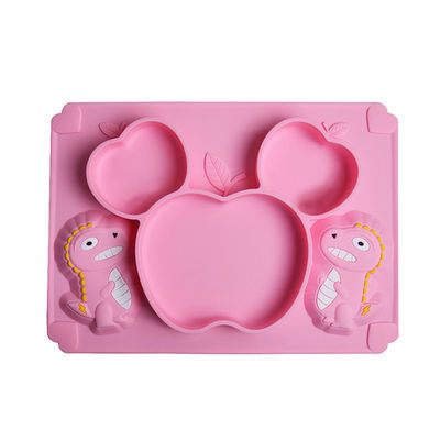 Beli Makanan Silikon Anak Piring Ramah Lingkungan Peralatan Makan Bayi Set Sendok Piring Mangkuk online manufacture