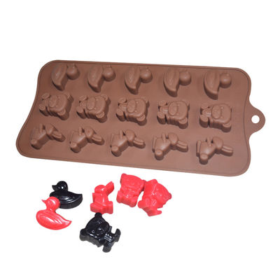 Beli Cetakan Cokelat Kustom Berbentuk Hewan Silikon Coklat Disesuaikan online manufacture