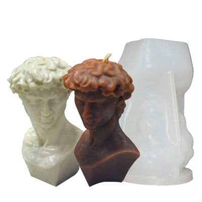 Beli David Gambar Silikon Lilin Cetakan Buatan Tangan 3D DIY Lilin Cetakan Non Stick online manufacture