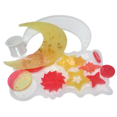 Beli Bentuk Bulan Sabit Resin Silikon Cetakan Kustom Buatan Tangan Diy Epoxy Mould online manufacture