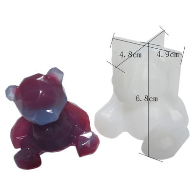 Beli Buatan Tangan Resin Silikon Cetakan Diy Epoxy 3D Beruang Cetakan Silikon Dapat Digunakan Kembali online manufacture