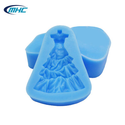Beli Peralatan Kue Silikon Buatan Tangan Diy Berkelanjutan Bentuk Gaun Dekorasi Kue Cetakan Silikon online manufacture