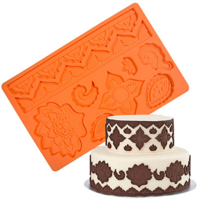 Beli Peralatan Kue Silikon DIY Alat Kue Fondant Silicone Lace Mat Berkelanjutan online manufacture
