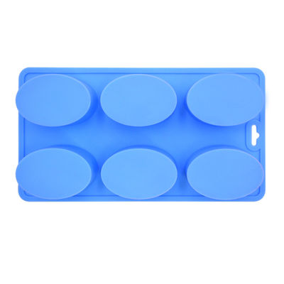 Beli Rumah Tangga Diy Oval Baking Mould, OEM Custom 6 Cavity Silicone Soap Mould online manufacture