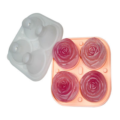 Beli 3D Mawar Berbentuk Es Batu Nampan Cetakan Silikon Food Grade 9 Rongga online manufacture