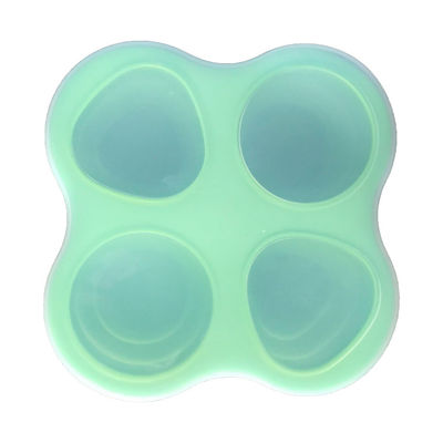Beli 4 Rongga Silikon Alat Dapur Nampan Penyimpanan Freezer Makanan Bayi Dengan Tutup online manufacture