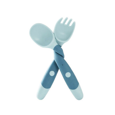 Beli Sendok dan Garpu Makan Silikon Bayi Polos Dapat Ditekuk Bebas BPA Ramah Lingkungan online manufacture