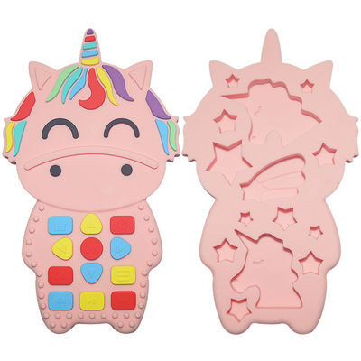 Beli Kustom Silicone Chew Toy Silicone Baby Teether Untuk Pereda Sakit Gigi online manufacture