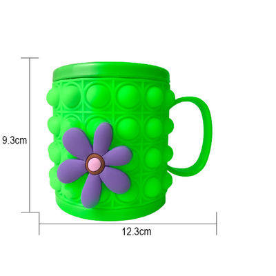 Beli Non - Stick Mudah Bersih Bayi Silikon Anak Mug Squeeze Cups Kemungkinan kustomisasi online manufacture