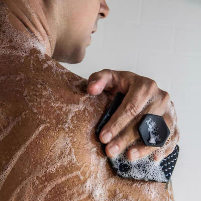 Beli MHC Baby Bath Products Hitam Pengelupasan Kulit Kepala Pijat Pembersihan Pembersihan Wajah Cuci Cuci Tubuh Cute Silikon Brush online manufacture
