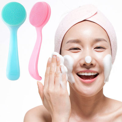 Beli MHC Soft Eco-Friendly Facial Waterproof Cleaning Brush Scrubber Exfoliator Silicone Face Cleanser online manufacture