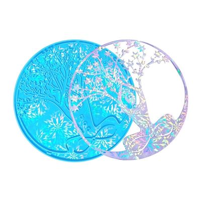Beli MHC Holographic Diy Resin Molds Wall Hangings Deco, Luxury Silicone Art Resin Molds online manufacture