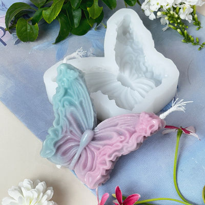 Beli MHC Grosir Kupu-kupu Cetakan Silikon Mesin Cuci Piring Aman Whelk Candle Holder Cetakan online manufacture