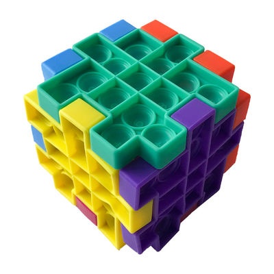 Mainan Edukasi Anak 3D Poppit Infinity Cube Fidget Toy Warna Disesuaikan