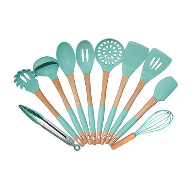 Peralatan Kitchenaid Spatula Silikon Tahan Panas Ramah Lingkungan 10 Buah