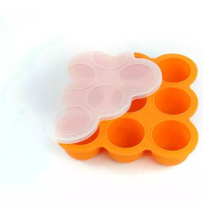 9 Rongga Silicone Baby Tray Half Sphere BPA Free Suction Feeding Plate