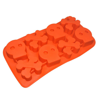 Orange Fondant Silicone Cake Mould Ukuran Disesuaikan Berkelanjutan Untuk Dekorasi