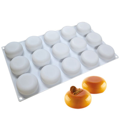 Mousse Silicone Cake Mould Custom Round DIY Untuk Dekorasi Kue