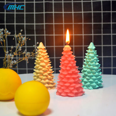 Cetakan Lilin Silikon Dapat Digunakan Kembali Bentuk Pinus Disesuaikan Untuk Dekorasi Kue
