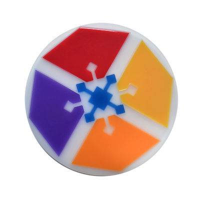 Epoxy Resin Diy Silicone Resin Mould Multi Colours Handmade Cup Mat Disesuaikan