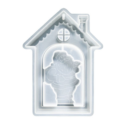 House Shape Tray Silicone Resin Mould Para Resin Epoxy Untuk Proyek Kerajinan