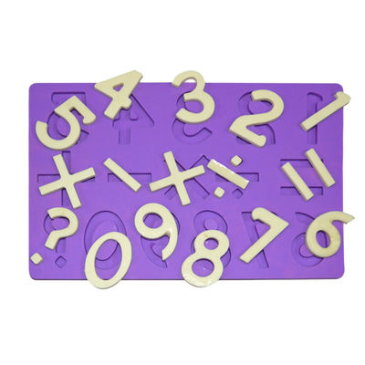 Nomor Bentuk Silicone Fondant Mould Desain Matematika Multifungsi