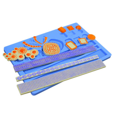 Peralatan Kue Silikon Ukuran Kustom Non-Slip Baking Mats Silicone Furniture Fondant Moulds Mat