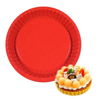 4-9 Inch Non Stick Microwave Aman Karet Silicone Pizza Pan Food Grade