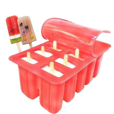 Cetakan Es Loli Silikon Buatan Tangan Cetakan Pop Es Krim Berkelanjutan Disesuaikan