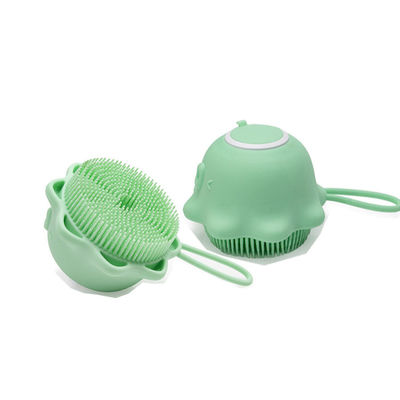 Produk Silikon Bayi Antibakteri Penyimpanan Sabun Lembut Shower Body Scrubber