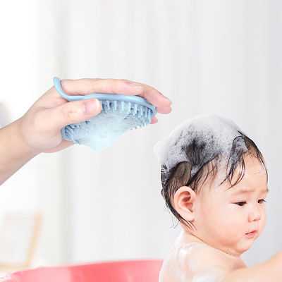 Waterproof Baby Silicone Products Bath Body Brush Antibakteri Tahan Panas