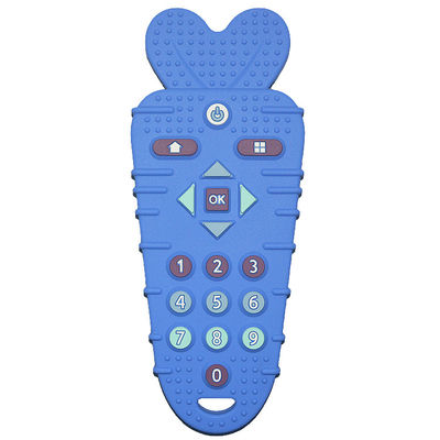 Standar LFGB Remote Control Silicone Baby Teether MHC Mainan Anak