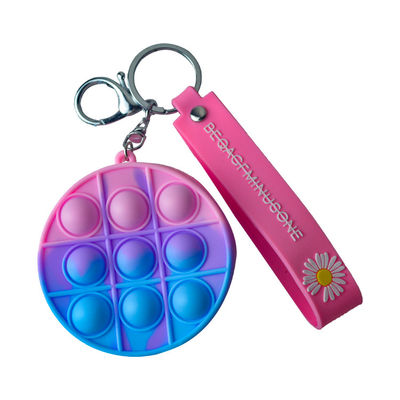 Stress Relief Silicone Coin Purse Push Pop Fidget Bag, Candy Color Fidget Sensory Toy