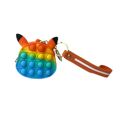 Meredakan Stres Silicone Poppet Fidget Purse, Mhc Girls Popular Fingertip Wallet Toy