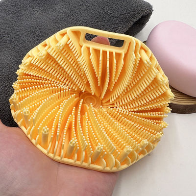 MHC Soft Square Silicone Body Scrubber Exfoliator untuk Wanita dan Pria Set Antimikroba