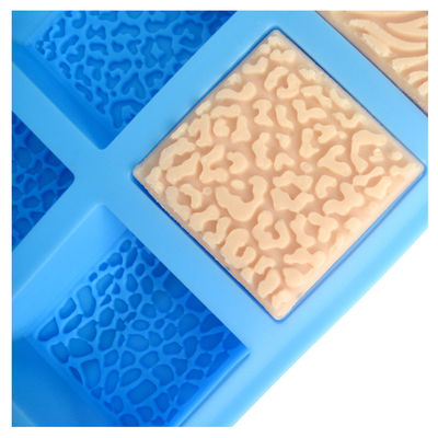 MHC Kualitas Tinggi Customized Food Grade 3d buatan tangan persegi panjang Silikon Sabun Cetakan