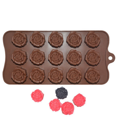 Tray cetakan cokelat silikon fleksibel untuk cokelat buatan sendiri