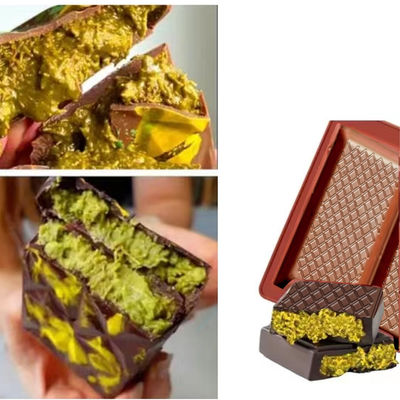 MHC Natal Cokelat Cetakan Untuk Geometric Big Bar Deep Baru Silicon Bentuk Cetakan Cokelat cetakan Dubai